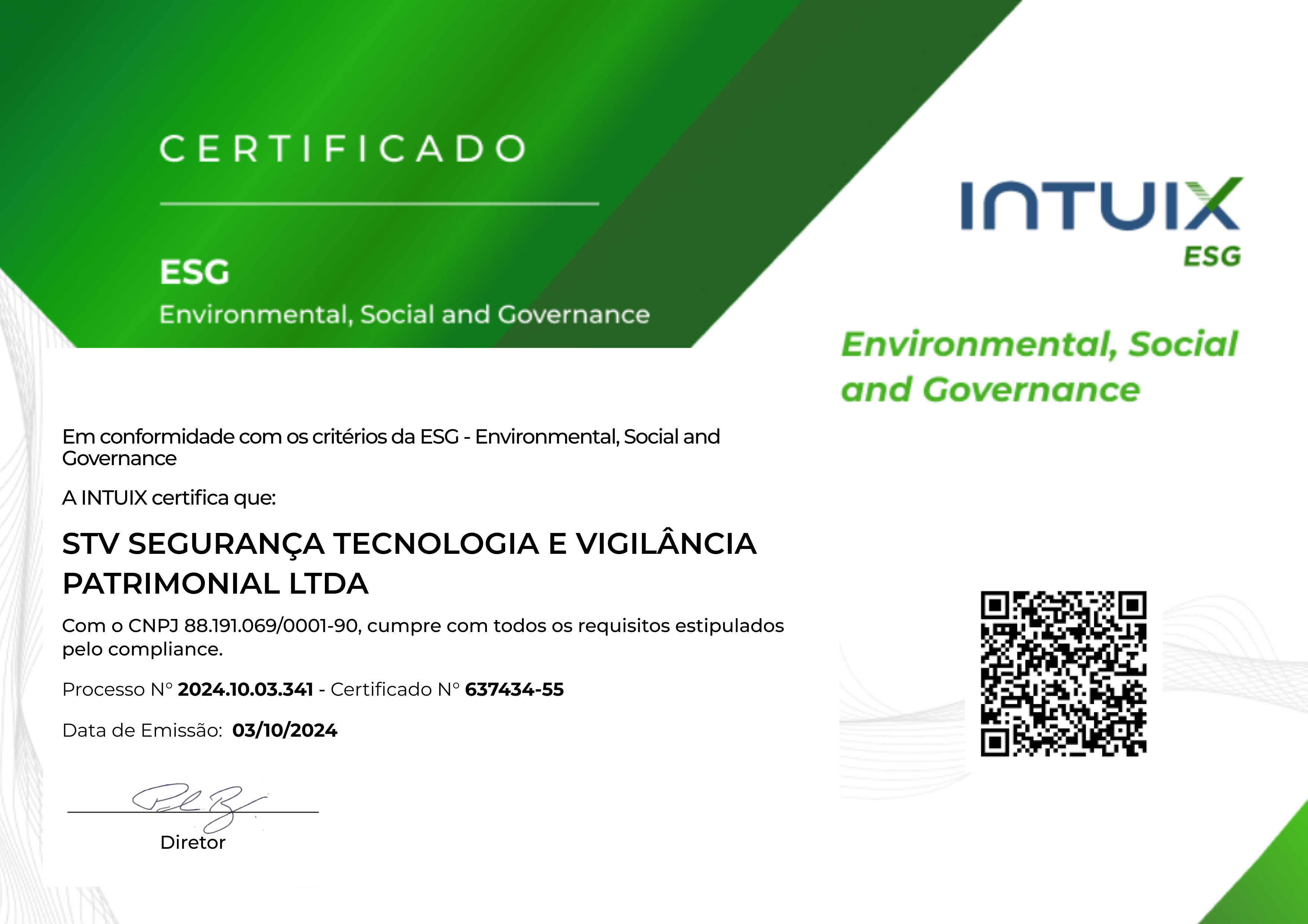 ESG - Environmental, Social and Governance